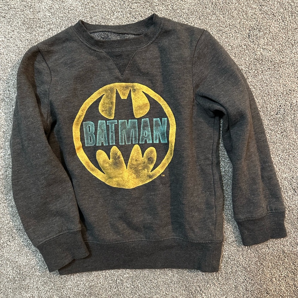 Jumping Beans Batman Sweatshirt - Black and Yellow